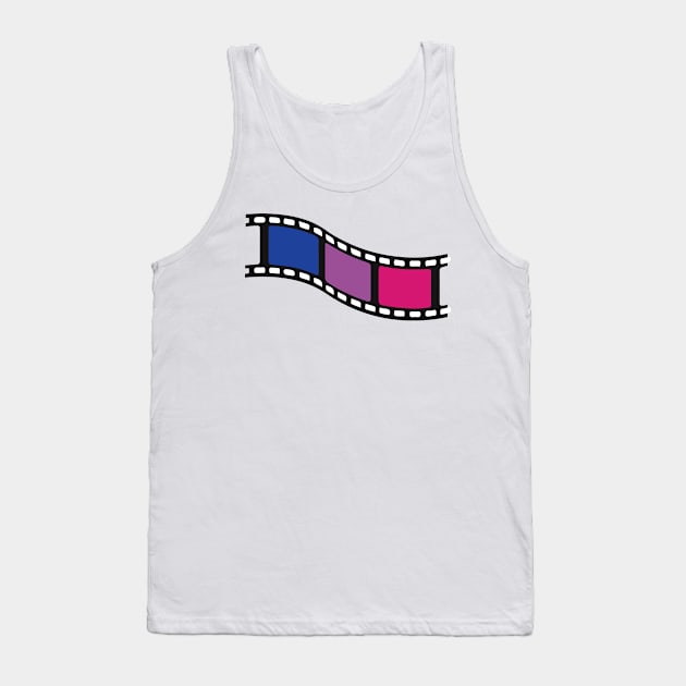 Film Strip - Bisexual Pride Tank Top by LaLunaWinters